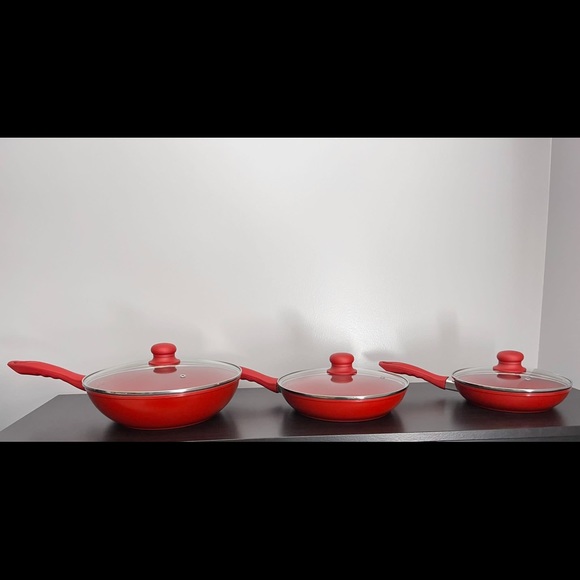 COOKWARE SET 10 PIECES - Picture 4 of 8